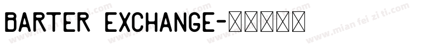 Barter Exchange字体转换